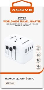 Xssive Worldwide Adapter 35W PD XSS-TR4W - Wit