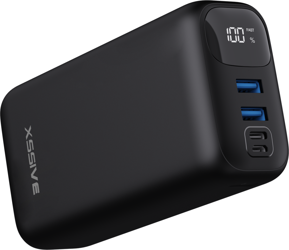 Xssive Powerbank Fast Charge 30.000mAh QC/PD XSS-PB23 - Zwart - Afbeelding 1