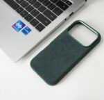 iPhone 17 Pro Max- Alcantara case- Green - Afbeelding 8