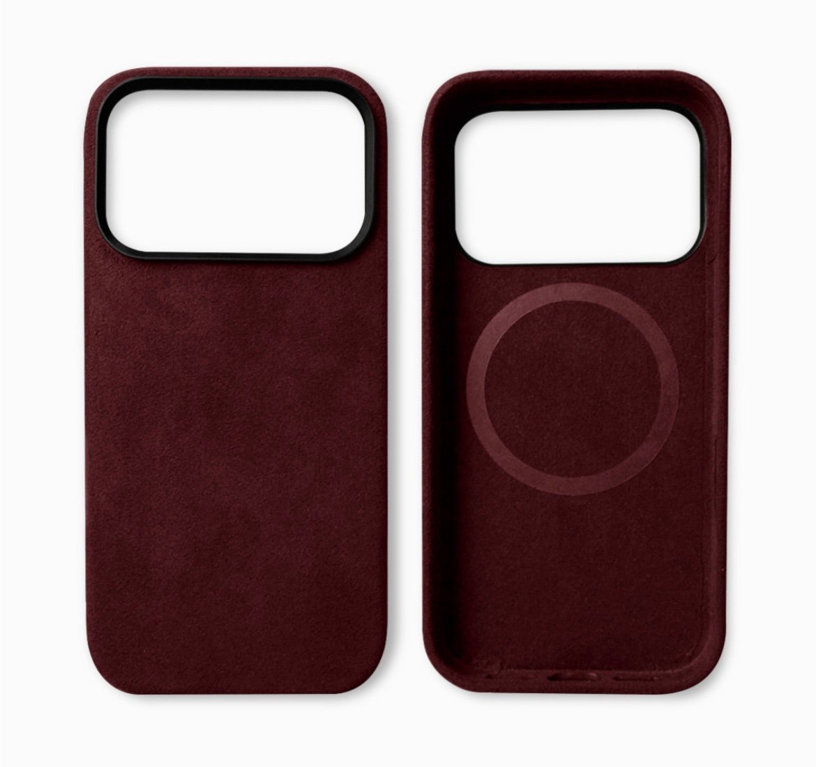screenshot-52 iPhone 17 Air – Alcantara case- Bordeauxrood - Afbeelding 1